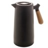 Garrafa Térmica para Café Chá 1lt Fosca Cabo de Madeira - Preta - 1