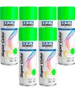 Ver imagem 1 de Kit 6 Unidades Tinta Spray 350ml Tekbond Verde Florescente