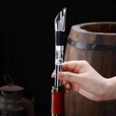 Ver imagem 6 de Resfriador Vinho Bastão Inox Aerador Gelo Decantador Dosador