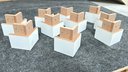 Ver imagem 2 de Kit C/10 Pés de Madeira Branco (g.r. Diamante)