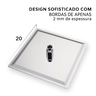 Chuveiro Ducha Quadrada Square Slim Inox 20x20 - Premierdecor - 6