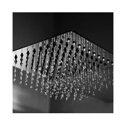 Chuveiro Ducha Quadrada Square Slim Inox 20x20 - Premierdecor - 1