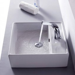 Cuba de Apoio Banheiro Lavabo Sobrepor Quadrada de Porcelana Cerâmica Louça C269 - Premierdecor - 3