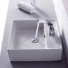 Cuba de Apoio Banheiro Lavabo Sobrepor Quadrada de Porcelana Cerâmica Louça C269 - Premierdecor - 3