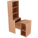 Ver imagem 5 de Mesa para Escritório Articulável Alta Multiuso Retrátil Amêndoa