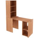 Ver imagem 4 de Mesa para Escritório Articulável Alta Multiuso Retrátil Amêndoa