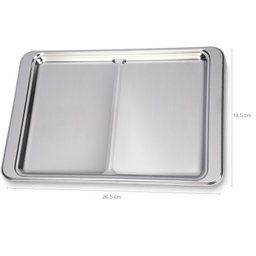 Conjunto Para Frios 3 Peças Átina Aço Inox Acrílico Brinox - 3