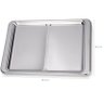 Conjunto Para Frios 3 Peças Átina Aço Inox Acrílico Brinox - 3
