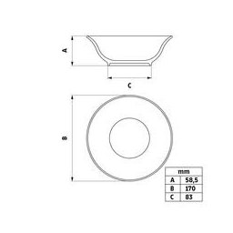 Bowl Tramontina Maria Augusta em Porcelana 17 Cm 96010/062 - 5