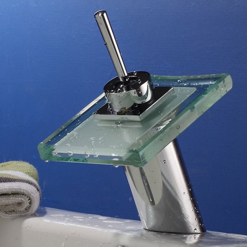 Torneira Misturador Monocomando Cascata Vidro Banheiro Lavabo Modena - Premierdecor - 6