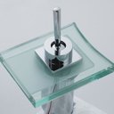 Ver imagem 5 de Torneira Misturador Monocomando Cascata Vidro Banheiro Lavabo Modena - Premierdecor