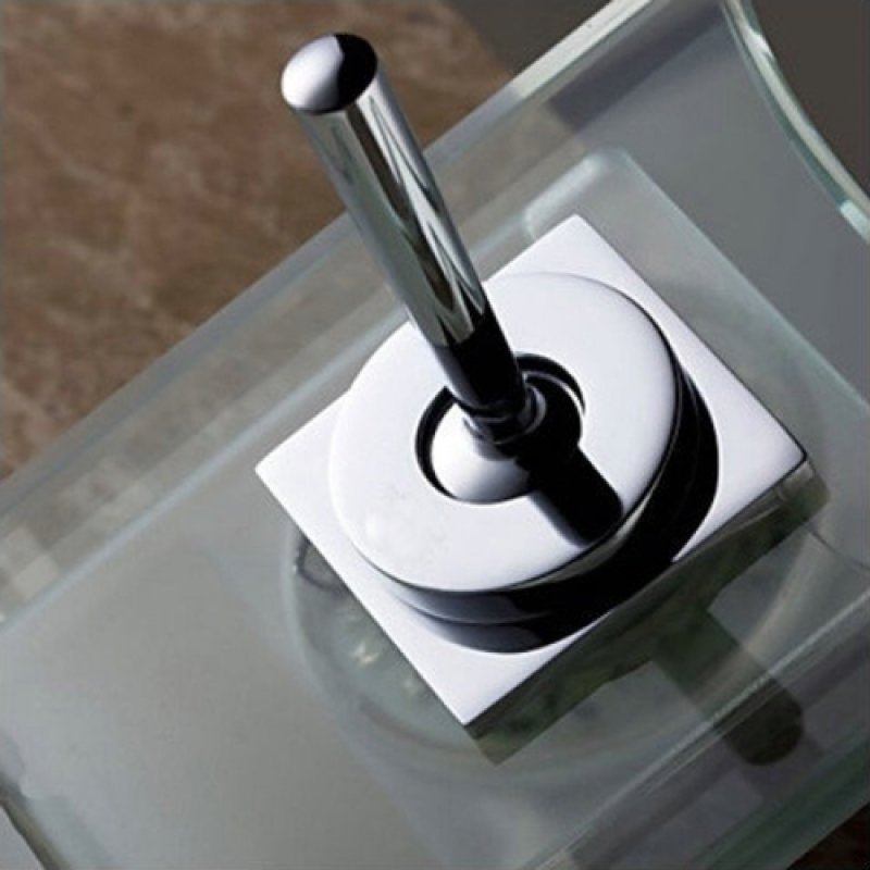 Torneira Misturador Monocomando Cascata Vidro Banheiro Lavabo Modena - Premierdecor - 9