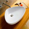 Cuba de Apoio Banheiro Lavabo Sobrepor Redonda de Porcelana Cerâmica Louça C297 - Premierdecor - 2