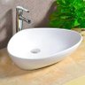 Cuba de Apoio Banheiro Lavabo Sobrepor Redonda de Porcelana Cerâmica Louça C297 - Premierdecor - 3