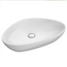 Cuba de Apoio Banheiro Lavabo Sobrepor Redonda de Porcelana Cerâmica Louça C297 - Premierdecor - 4