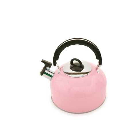 Chaleira 2l em Inox C/ Cabo Móvel Soft Fratelli:rosa
