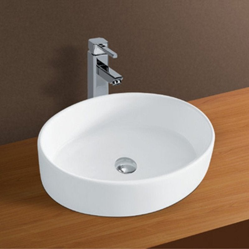 Cuba de Apoio Banheiro Lavabo Sobrepor Oval de Porcelana Cerâmica Louça C264 - Premierdecor - 1