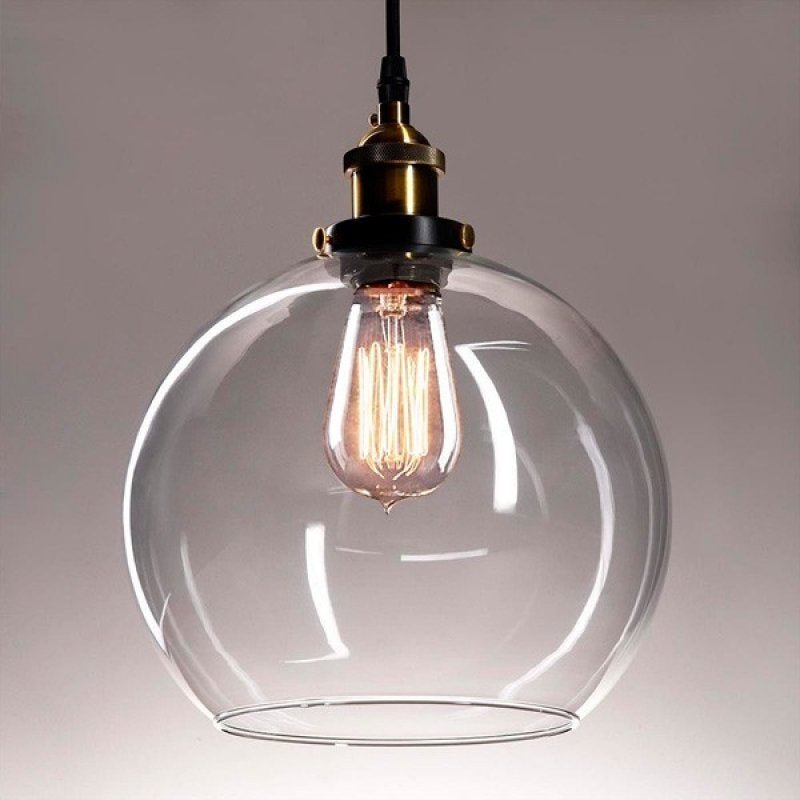 Pendente Retrô Industrial Vidro Loft Luminária Vintage Lustre Design Edison LM1788 Menor preço em Pendente Retrô Industrial Vidro Loft Luminária Vintage Lustre Design Edison LM1788