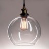 Pendente Retrô Industrial Vidro Loft Luminária Vintage Lustre Design Edison LM1788 - 1