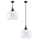 Ver imagem 2 de Pendente Retrô Industrial Vidro Loft Luminária Vintage Lustre Design Edison LM1788