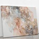 Ver imagem 2 de Mármore Dourado Tons Terrosos Quadro Canvas 140x90cm