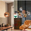 Ver imagem 2 de Pendente Bola Vidro Cobre Dixon Luminária Lustre Design Copper 20cm LM1832