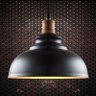 Pendente Retrô Industrial Preto Loft Luminária Vintage Lustre Design Edison LM1756 - 2