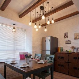 Pendente Aranha 8 Lâmpadas Retrô Industrial Preto Loft Luminária Vintage Lustre Design Spider Edison - 4