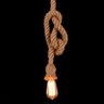 Pendente Rústico Retrô Industrial Corda Loft Luminária Vintage Lustre Design Edison LM1734 - 1