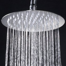 Ducha Redonda 20x20 Inox 20cm Borda Fina com Braço - Máxima Metais - 2