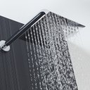 Ver imagem 1 de Ducha Quadrada 20x20 Inox Sus304 20cm Borda Fina com Braço - Máxima Metais