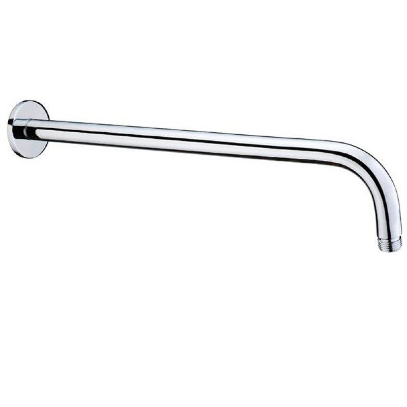 Ducha Redonda 30x30 Inox 30cm Borda Fina com Braço - Máxima Metais - 3