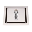 Ver imagem 2 de Ducha Quadrada 25x25 Inox SUS304 25cm Borda Fina - Máxima Metais