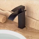 Ver imagem 2 de Misturador Monocomando Torneira Cascata Banheiro Lavabo Kronos Preta- Máxima Metais