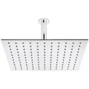 Ver imagem 1 de Ducha de Teto Quadrada 25x25 Inox SUS304 25cm Borda Fina com Braço - Máxima Metais