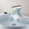Misturador Monocomando Torneira Cascata Vidro Banheiro Lavabo Acqua - Máxima Metais - 4