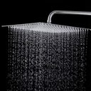 Ver imagem 1 de Ducha Quadrada 40x40 Inox SUS304 40cm Borda Fina com Braço - Máxima Metais