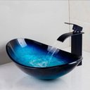 Ver imagem 2 de Misturador Monocomando Torneira Cascata Banheiro Lavabo Kronos Preta Bica Alta - Máxima Metais