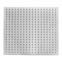 Ducha Quadrada 40x40 Inox SUS304 40cm Borda Fina com Braço Quadrado - Máxima Metais - 3