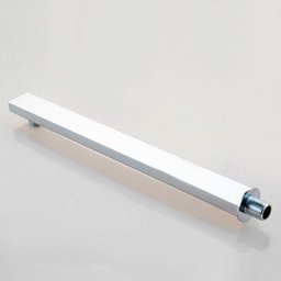 Ducha Quadrada 40x40 Inox SUS304 40cm Borda Fina com Braço Quadrado - Máxima Metais - 4