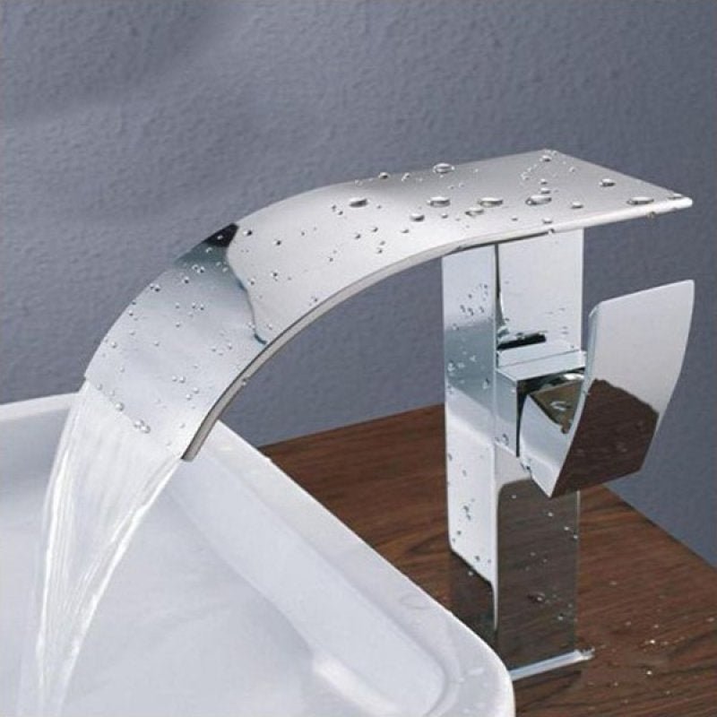 Misturador Monocomando Torneira Cascata Banheiro Lavabo Emma Bica Alta - Máxima Metais - 2