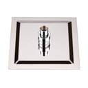 Ver imagem 2 de Ducha de Teto Quadrada 20x20 Inox SUS304 20cm Borda Fina com Braço Quadrado - Máxima Metais