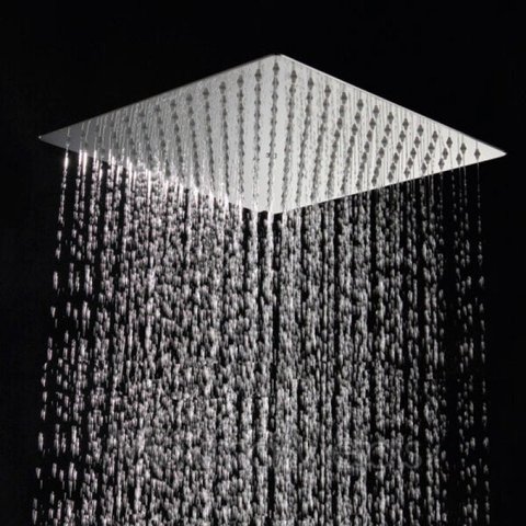Ducha Quadrada 30x30 Inox SUS304 30cm Borda Fina - Máxima Metais