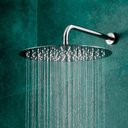 Ver imagem 2 de Ducha Redonda 40x40 Inox 40cm Borda Fina com Braço - Máxima Metais