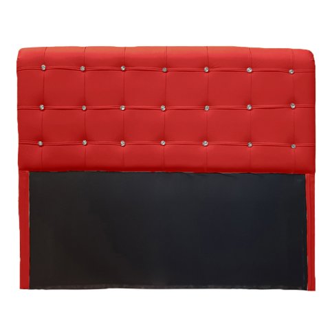 Cabeceira Cristal Suede Vermelho 1,60 - Bandiera Decor