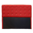Ver imagem 1 de Cabeceira Cristal Suede Vermelho 1,60 - Bandiera Decor