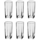 Ver imagem 1 de Conjunto de Copo de Vidro Square com 6 Peças 250ml - D1050 - Dolce Home