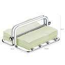 Ver imagem 2 de Suporte Porta Guardanapos Pequenos Restaurantes Bares Cafés Cromado