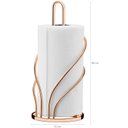 Ver imagem 2 de Suporte Porta Rolo Papel Toalha de Mesa Restaurante Capricio Rosé Gold