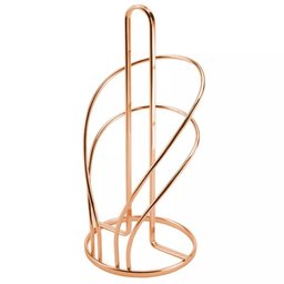 Suporte Porta Rolo Papel Toalha De Mesa Restaurante Capricio Rosé Gold - 3 Suporte Porta Rolo Papel Toalha De Mesa Restaurante Capricio Rosé Gold - 3